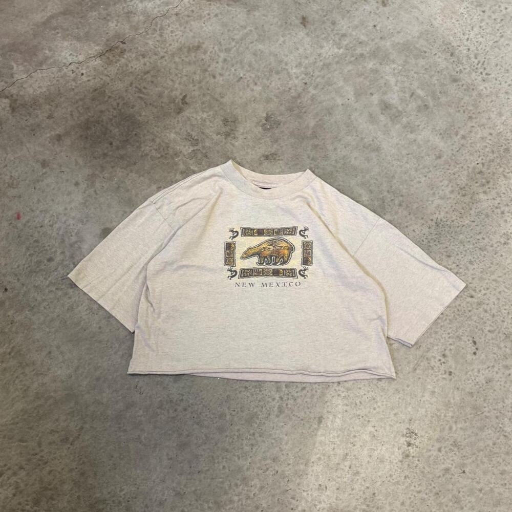 Vintage 90’s New Mexico Single Stitch Cropped T-Shirt
